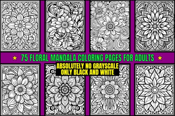Download 75 Floral Mandala Coloring Pages Adults - Coloring page Collection