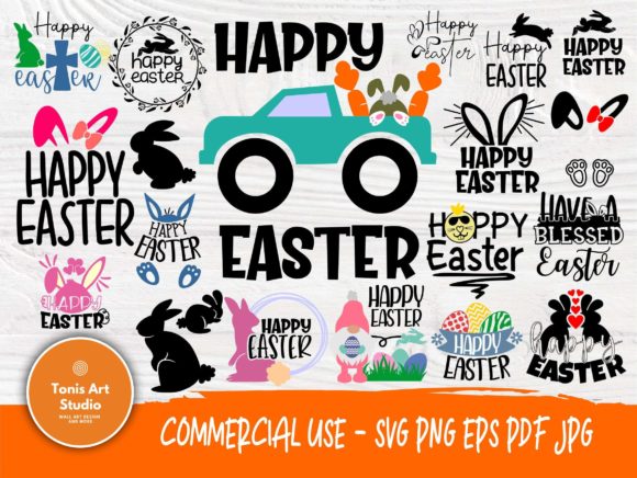 Download Happy Easter SVG Cut Files, Sayings Svg - Happy Collection