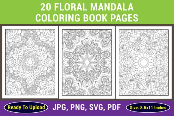 Download 20 Floral Mandala Coloring Pages - Coloring page Collection