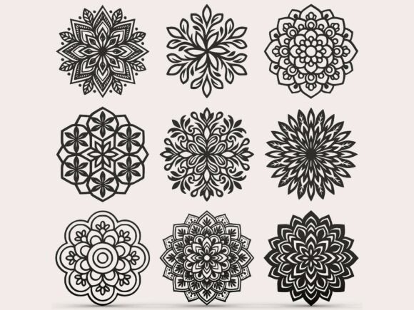 Download Elegant Floral Mandala Collection Vol. 3 - Floral mandala Collection