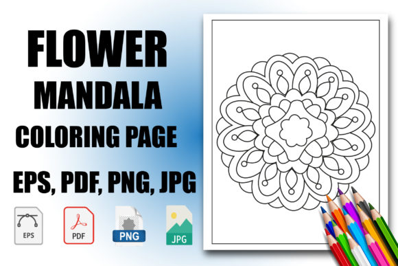 Download Floral Mandala Coloring Page &amp; Book - Coloring page Collection