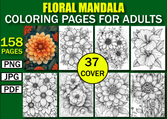 Download Floral Mandala Coloring Pages for Adults - Coloring page Collection