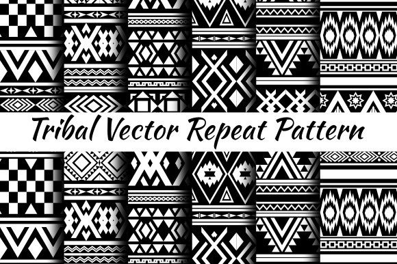 Download Tribal Vector Repeat Pattern - Repeat Collection