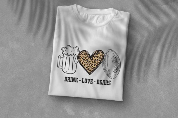 Download NFL Drink Love Bears DIY Crafts Files - Love Collection