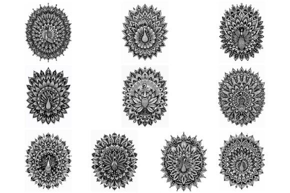 Download Peacock Mandala Coloring Page for Adults - Coloring page Collection