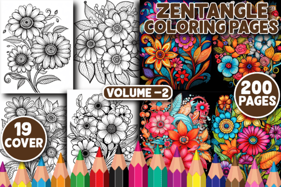Download 200 Zentangle Coloring Pages for Adult - Coloring page Collection