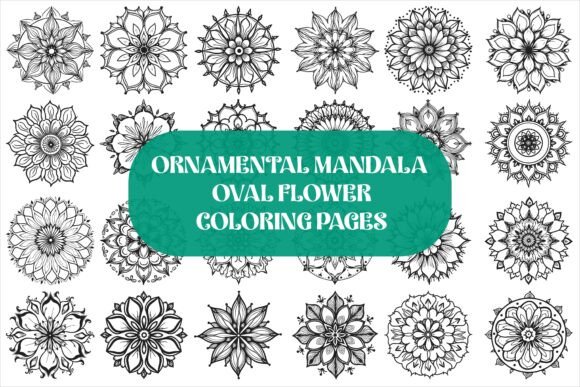 Download Flower Coloring Page Ornamental Mandala - Coloring page Collection