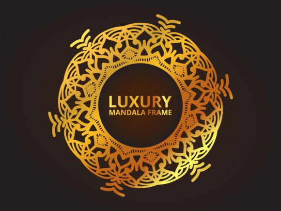 Download Luxury Golden Mandala Frame Design - Frame Collection