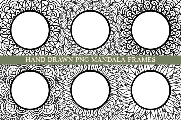 Download Hand Drawn PNG Mandala Frames - Frame Collection