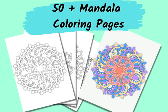 Download 50 Intricate Mandala Coloring Pages - Coloring page Collection