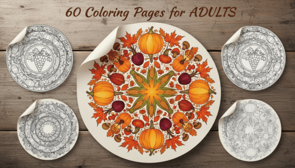 Download 60 Thanksgiving Mandala Coloring Pages - Coloring page Collection